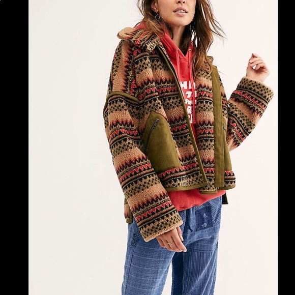 Free People Jackets \u0026 Coats | Free People Golden Hour Fleece | Color: Gold | Size: S | Jessicagb1015's Closet